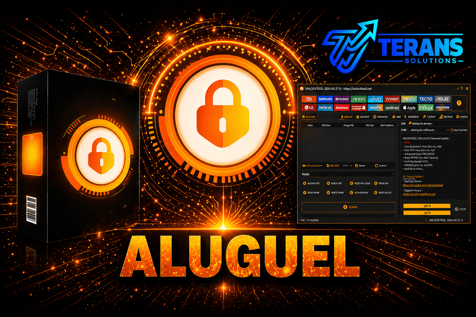 ALUGUEL UNLOCK serve 1